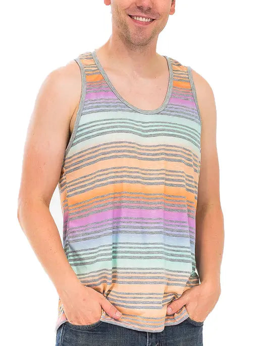 PASTEL STRIPED TANK TOP WEIV
