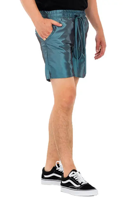 PEACOCK SHEEN SHORTS WEIV