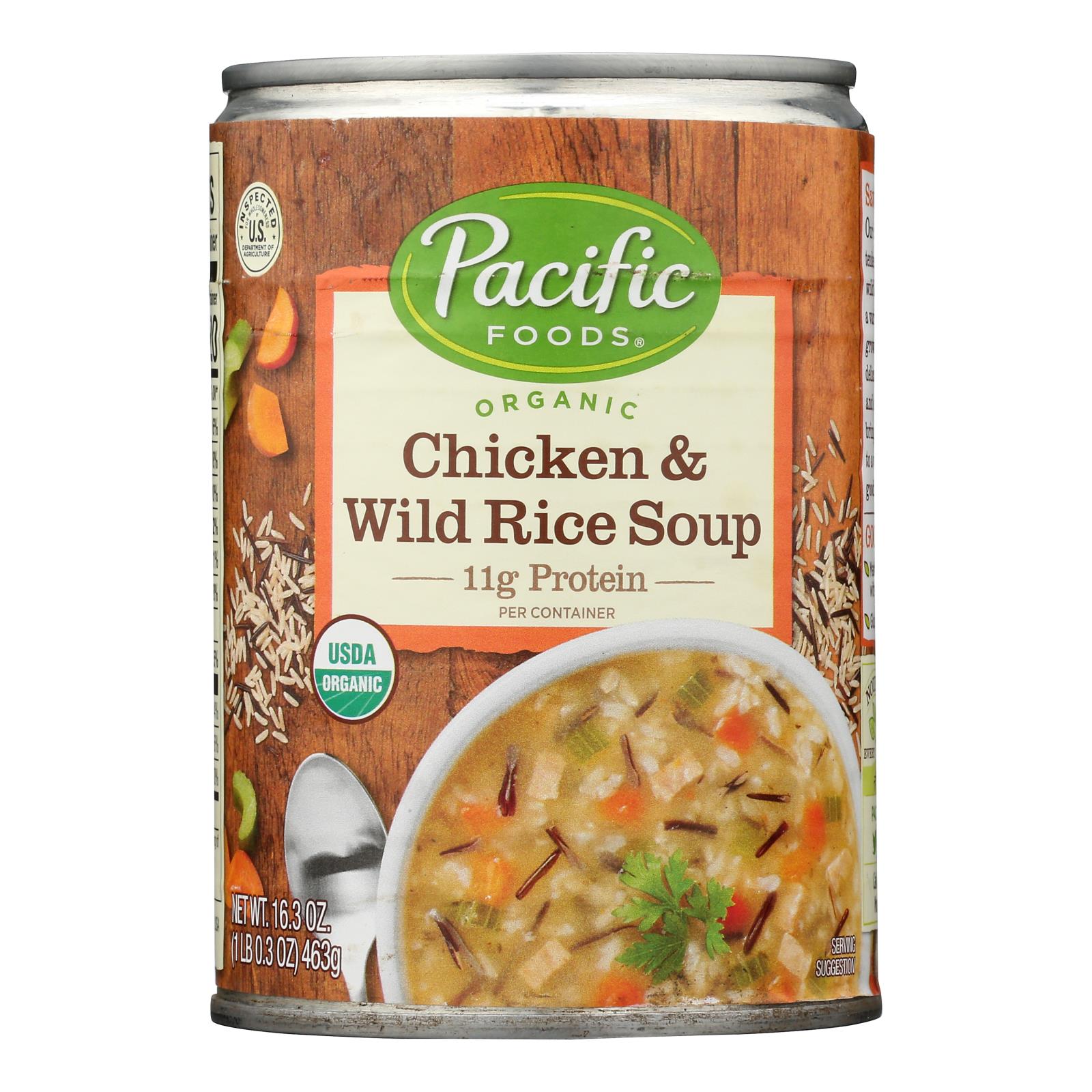 Pacific Foods - Soup Chickn Wild Rice - Case Of 12-16.3 Oz Pacific Foods
