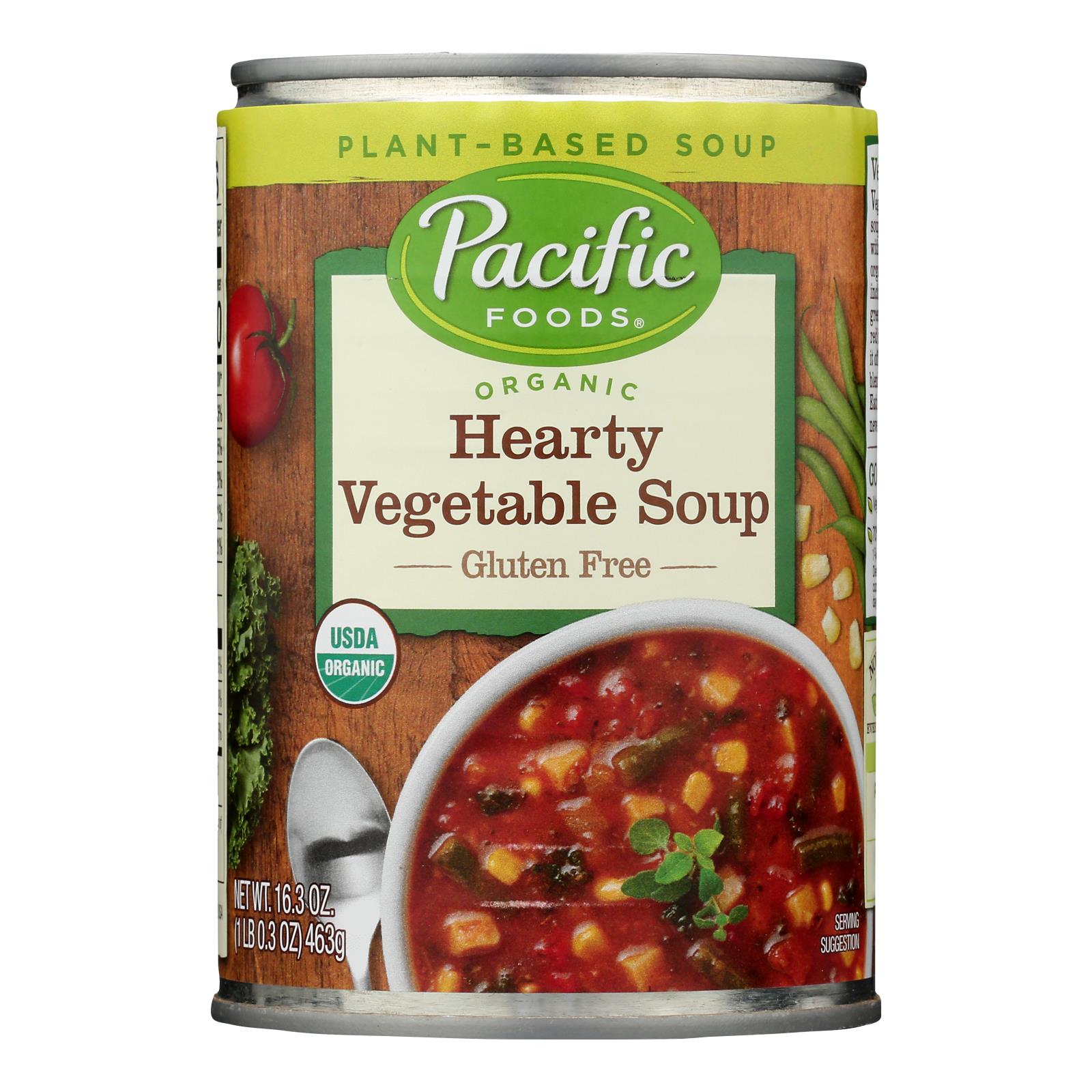 Pacific Foods - Soup Hearty Vegetable - Case Of 12-16.3 Oz Pacific Foods