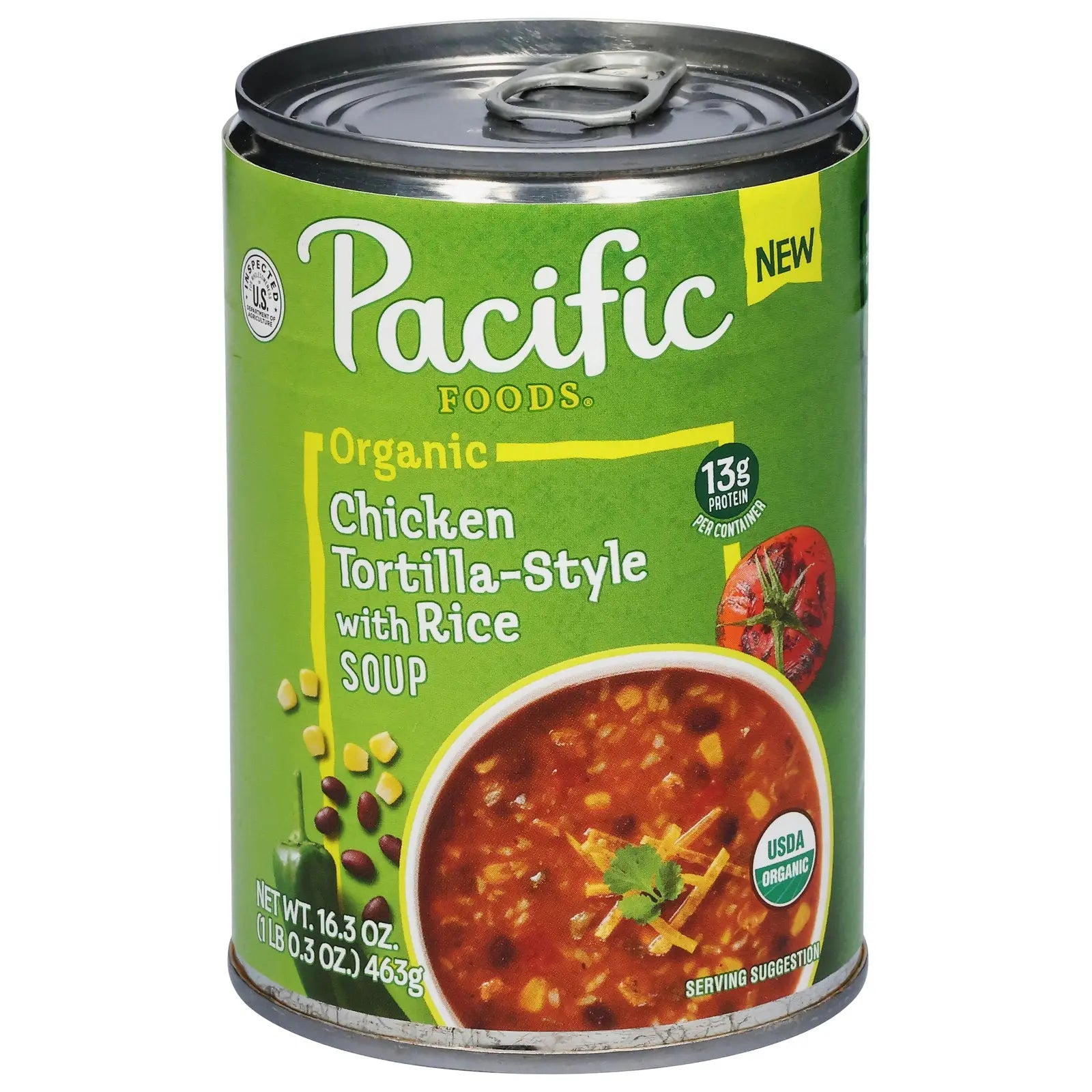 Pacific Foods - Soup Og2 Chk Tort Rice - Cs Of 12-16.3 Oz Pacific Foods