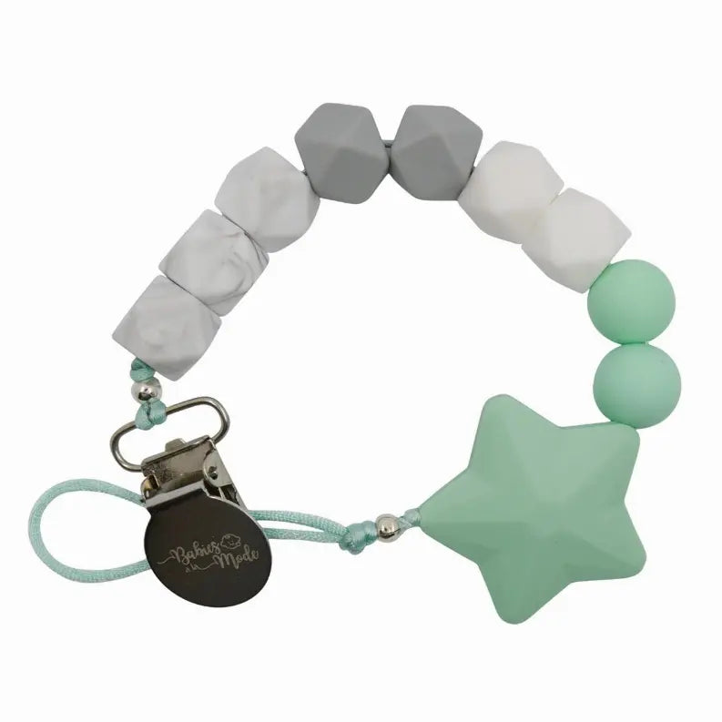 Pacifier Clip Babies a la Mode