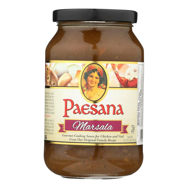 Paesana Cooking Marsala - Sauce - Case Of 6 - 15.75 Oz. Paesana