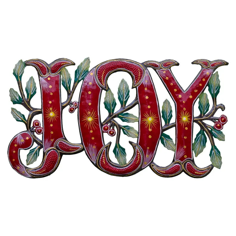 Painted Joy with Holly Berries Le Primitif Galleries