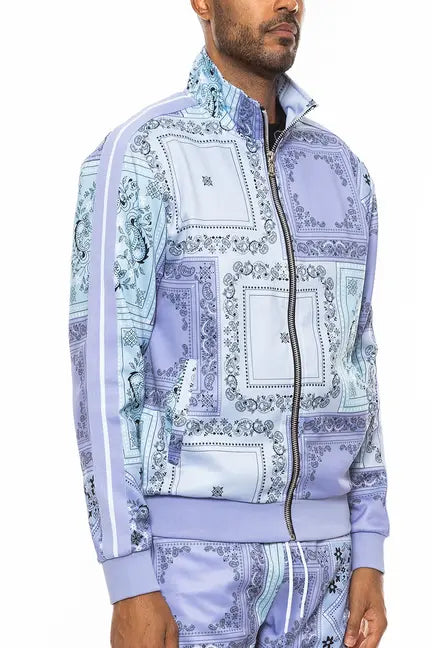 Paisley All Over Print Track Jacket WEIV