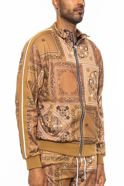 Paisley All Over Print Track Jacket WEIV