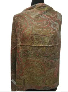 Paisley Print Pashmina Camel Pattern Pashmina