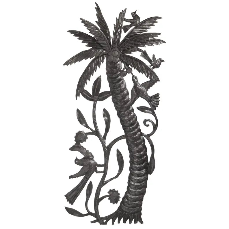 Palm Tree with 3D Fronds Le Primitif Galleries