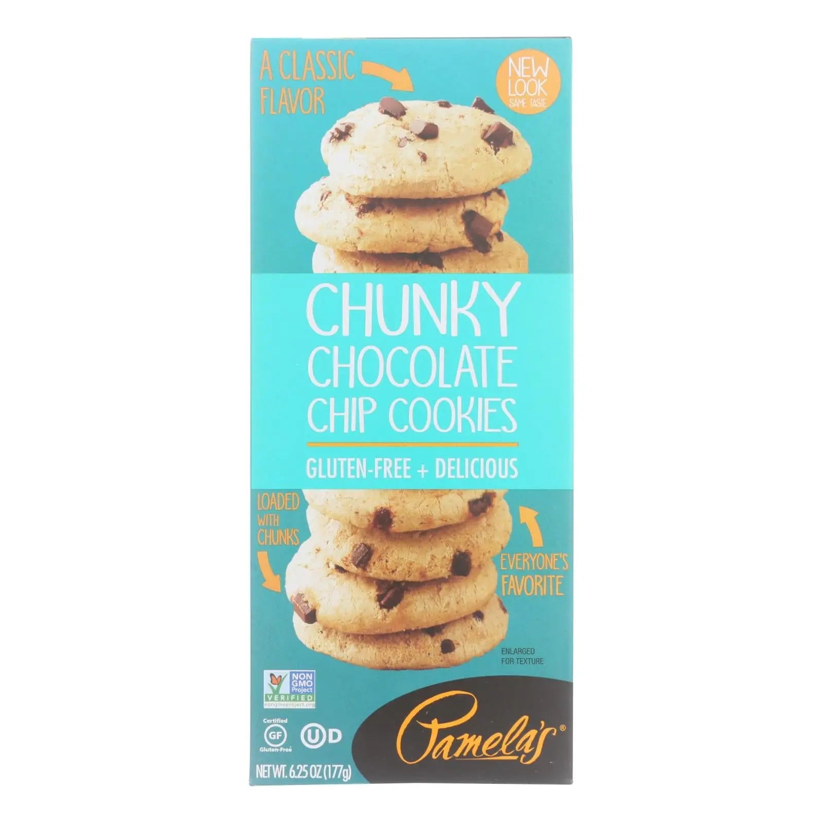 Pamela's Products - Cookies - Chunky Chocolate Chip - Gluten-free - Case Of 6 - 6.25 Oz. Pamela's Products