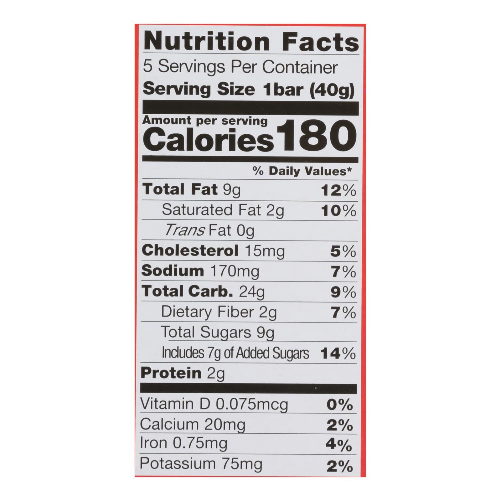 Pamela's Products - Oat Chocolate Chip Whenever Bars - Peanut Butter - Case Of 6 - 1.41 Oz. Pamela's Products