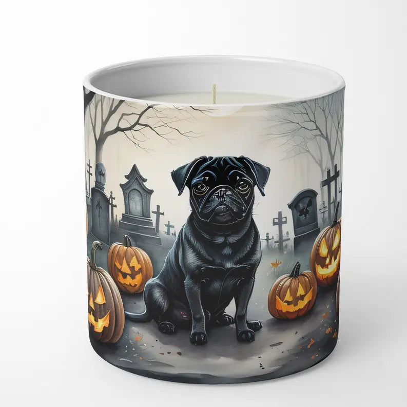 Papillon Spooky Halloween Foam Coasters Caroline's Treasures