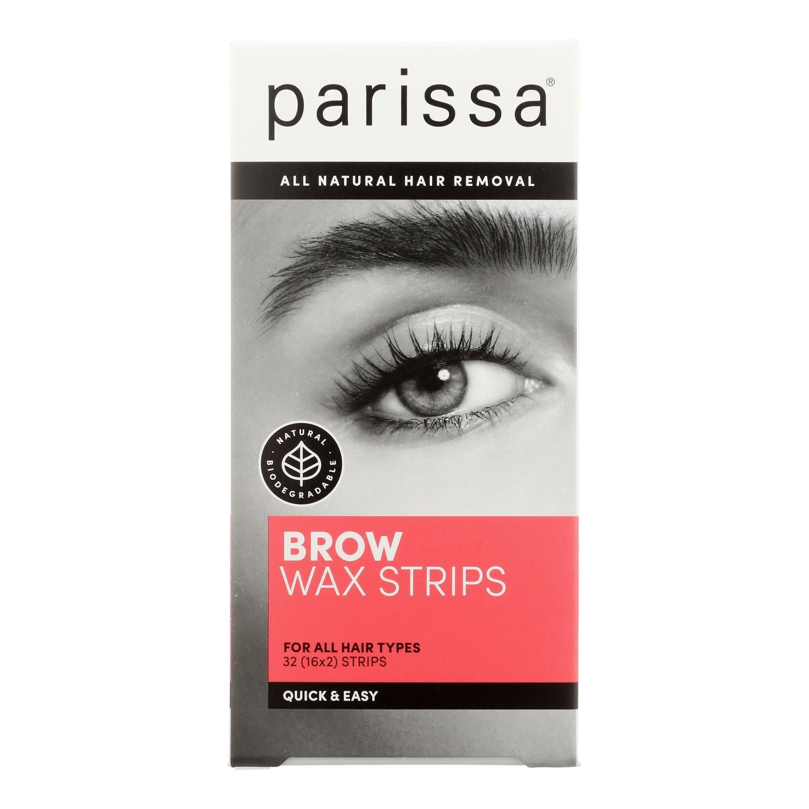 Parissa - Wax Strips Qk/easy Brow - 1 Each 1-32 Ct Parissa