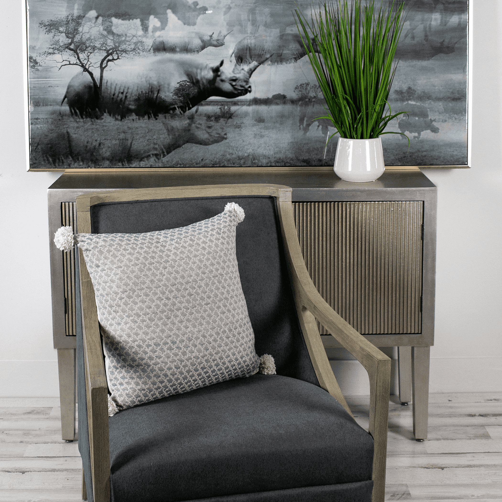 Parkland Collection Allegro Transitional Throw Pillow Parkland Collection