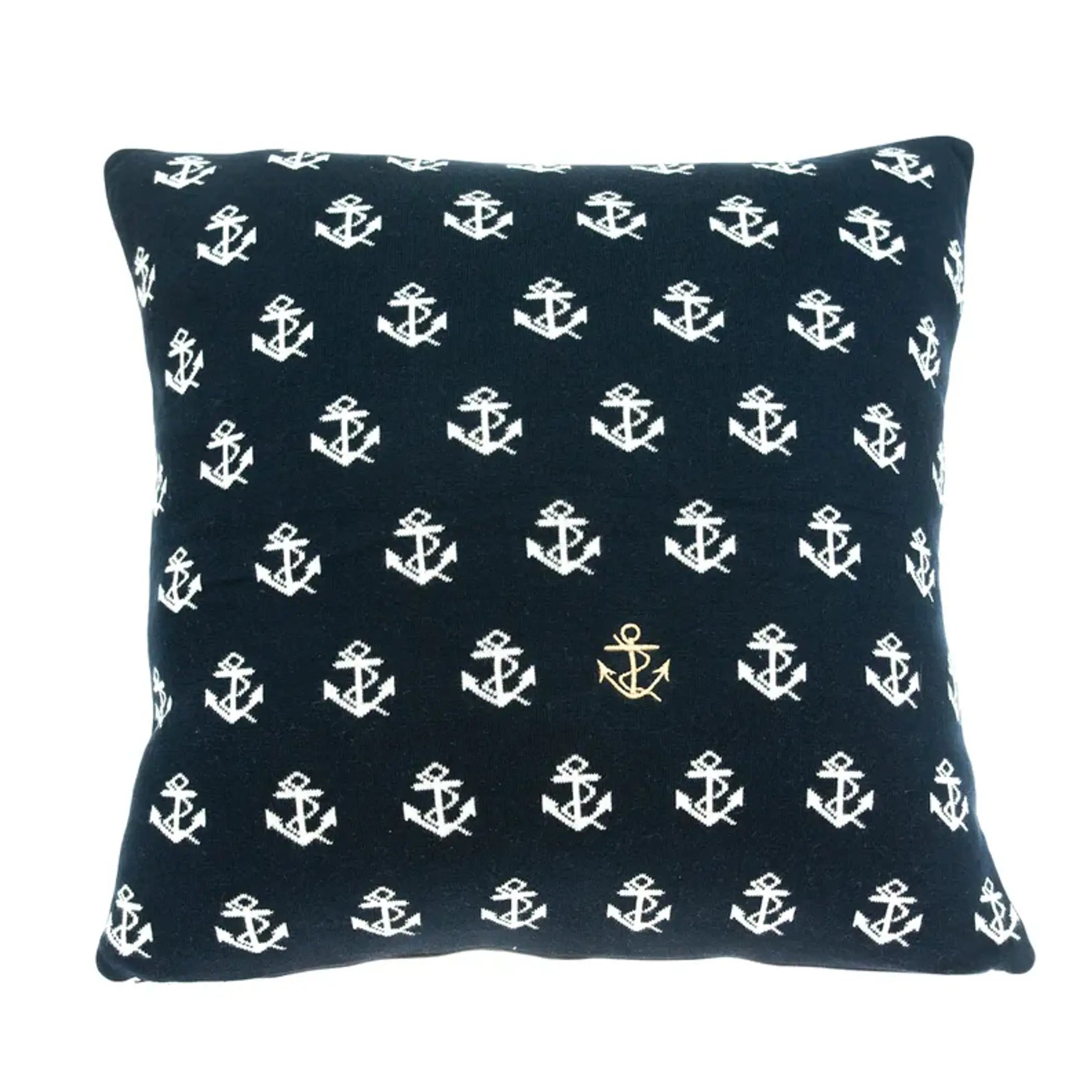 Parkland Collection Andrea Nautical Blue Throw Pillow Parkland Collection