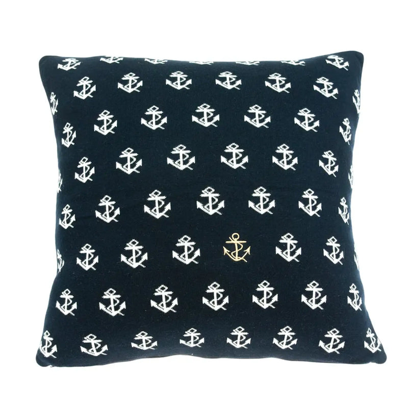 Parkland Collection Andrea Nautical Blue Throw Pillow Parkland Collection