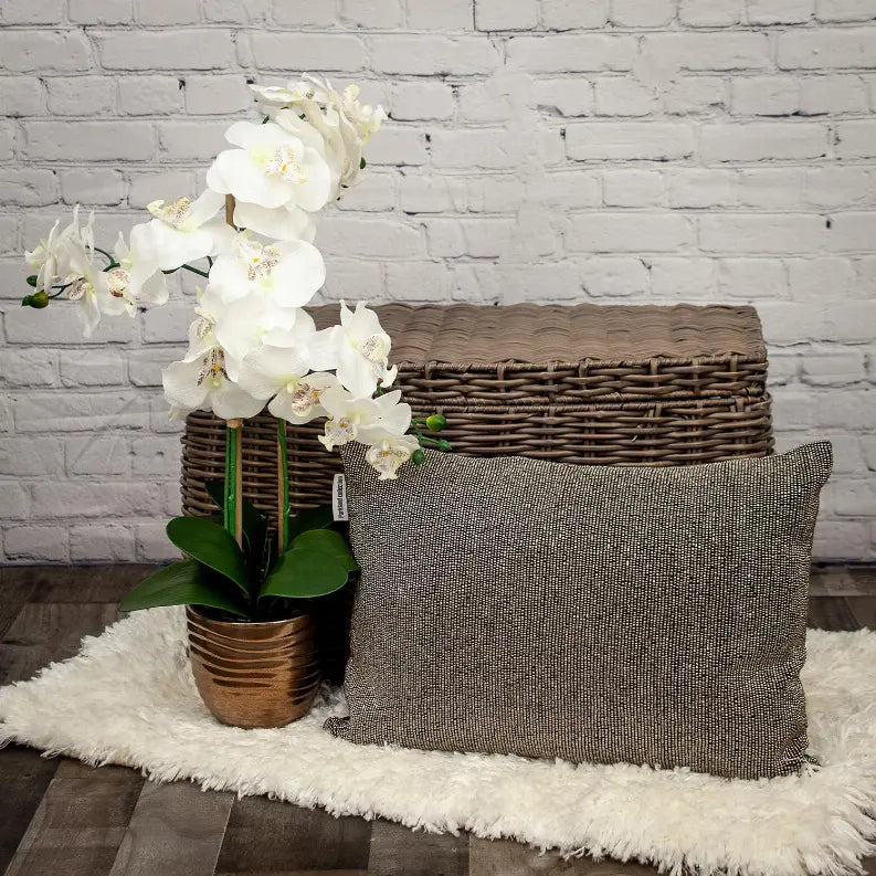 Parkland Collection Aster Transitional Beaded Throw Pillow Parkland Collection