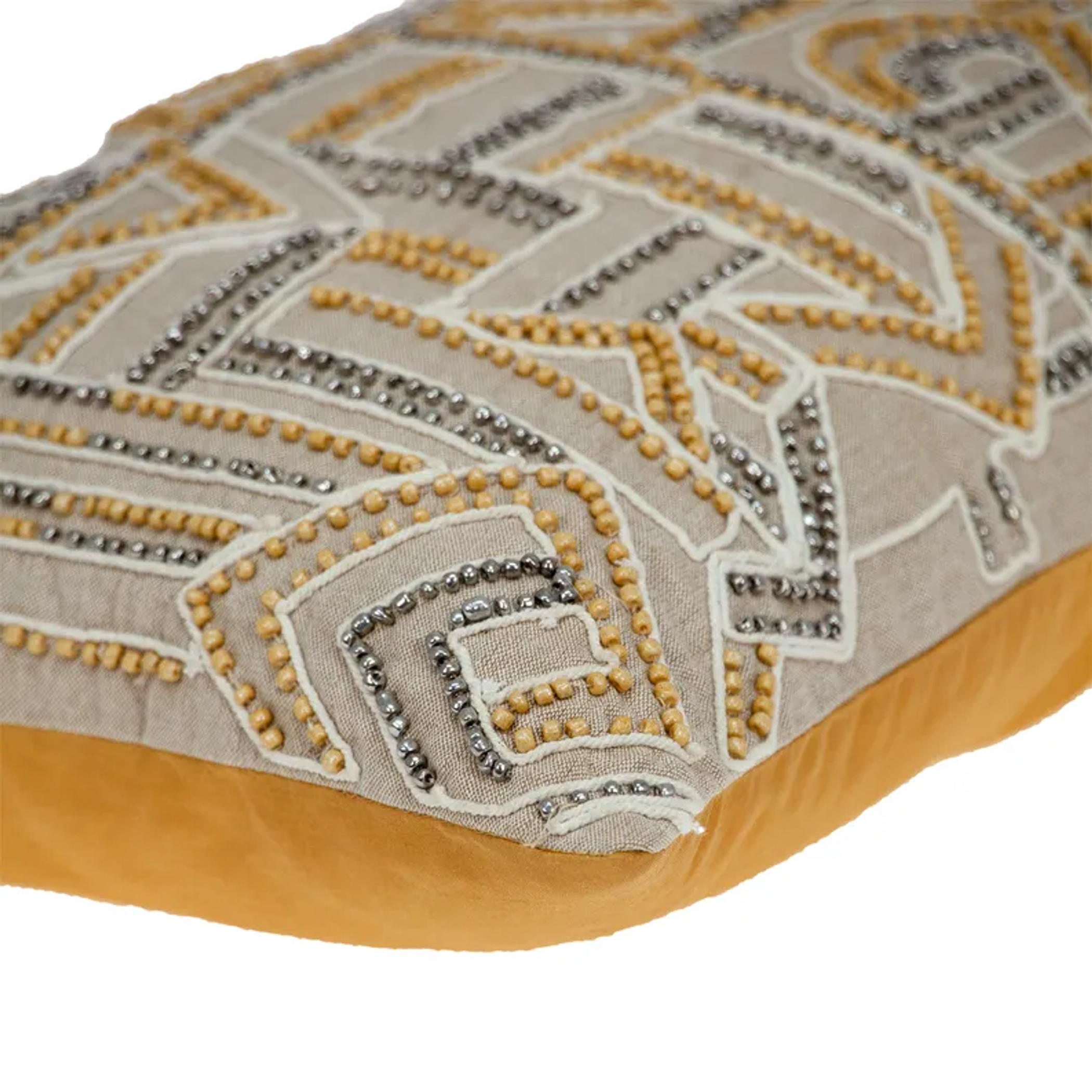 Parkland Collection Azar Contemporary Beige Pillow Cover With Poly Insert Parkland Collection