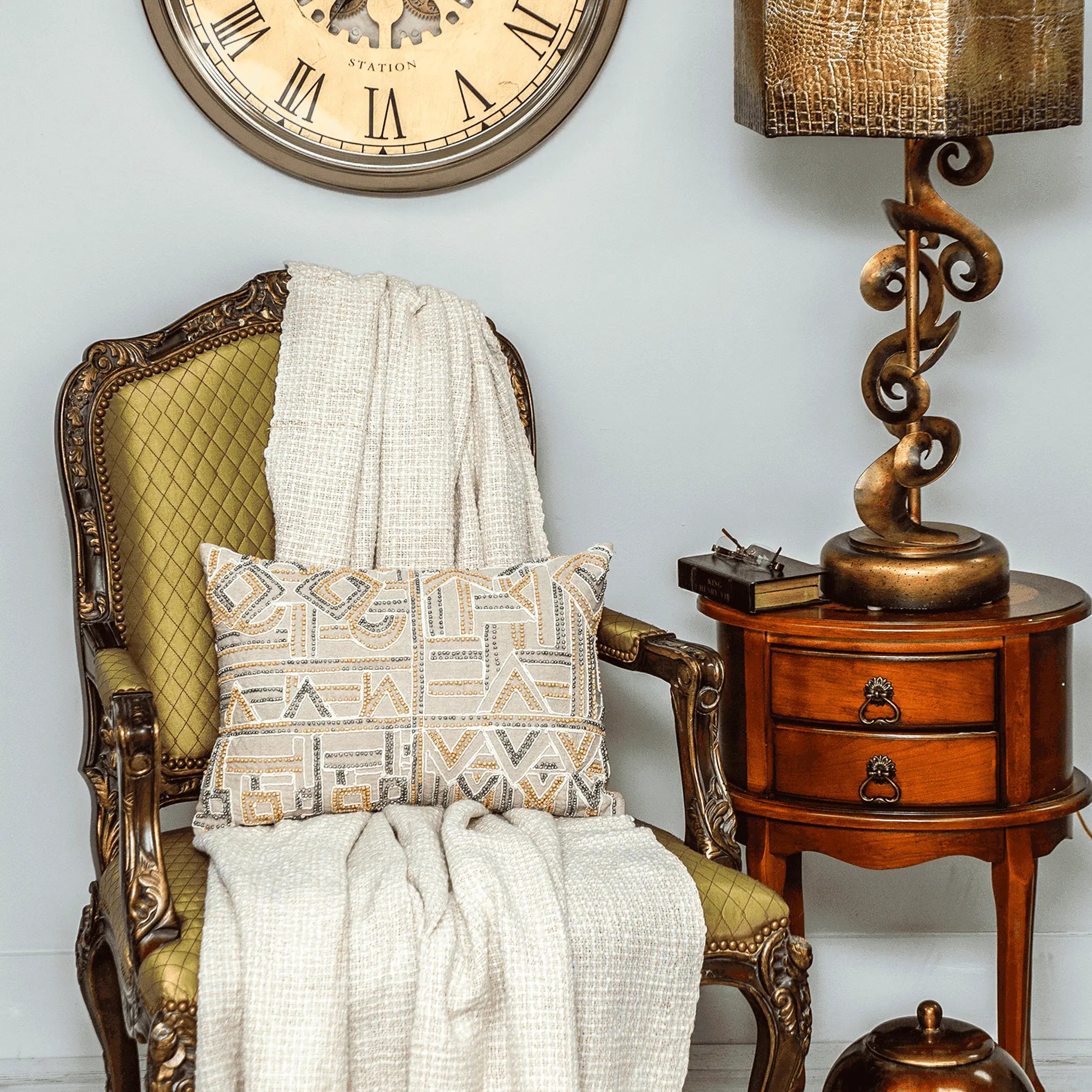 Parkland Collection Azar Contemporary Pillow Cover With Poly Insert Parkland Collection