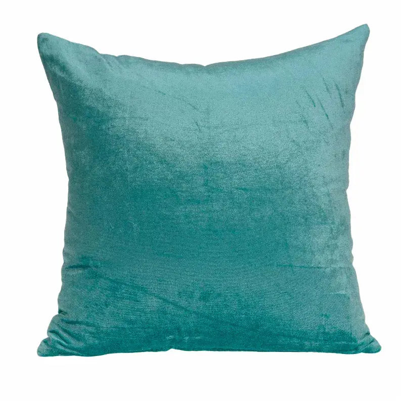Parkland Collection Camila Aqua Solid Throw Pillow Parkland Collection
