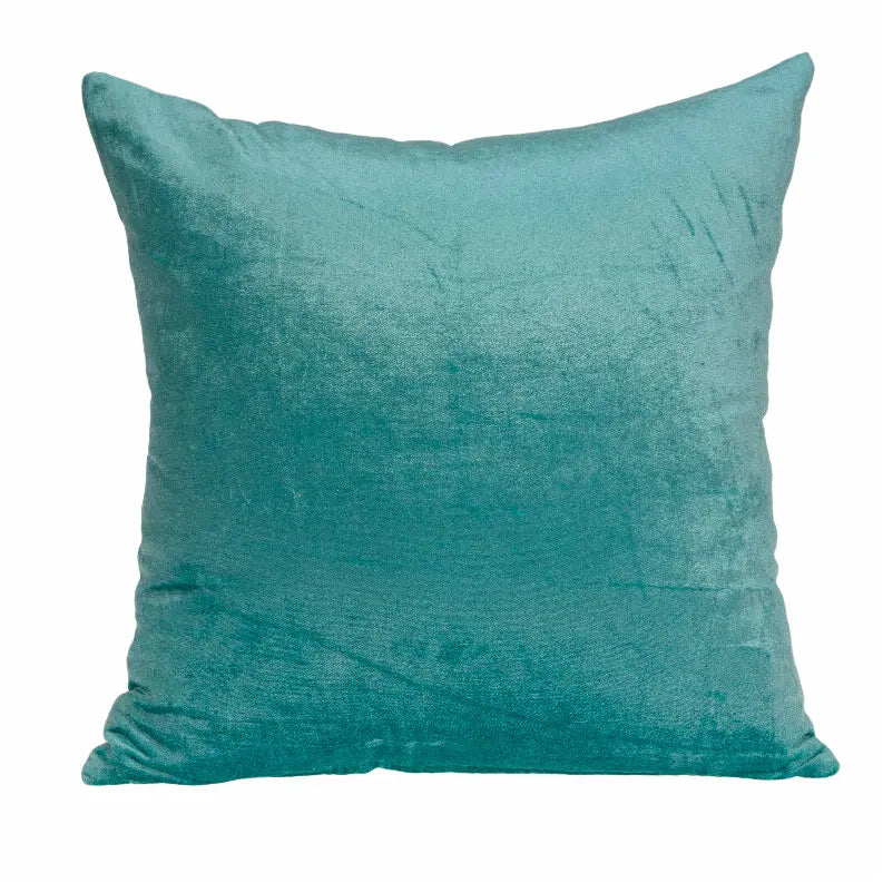 Parkland Collection Camila Aqua Solid Throw Pillow Parkland Collection