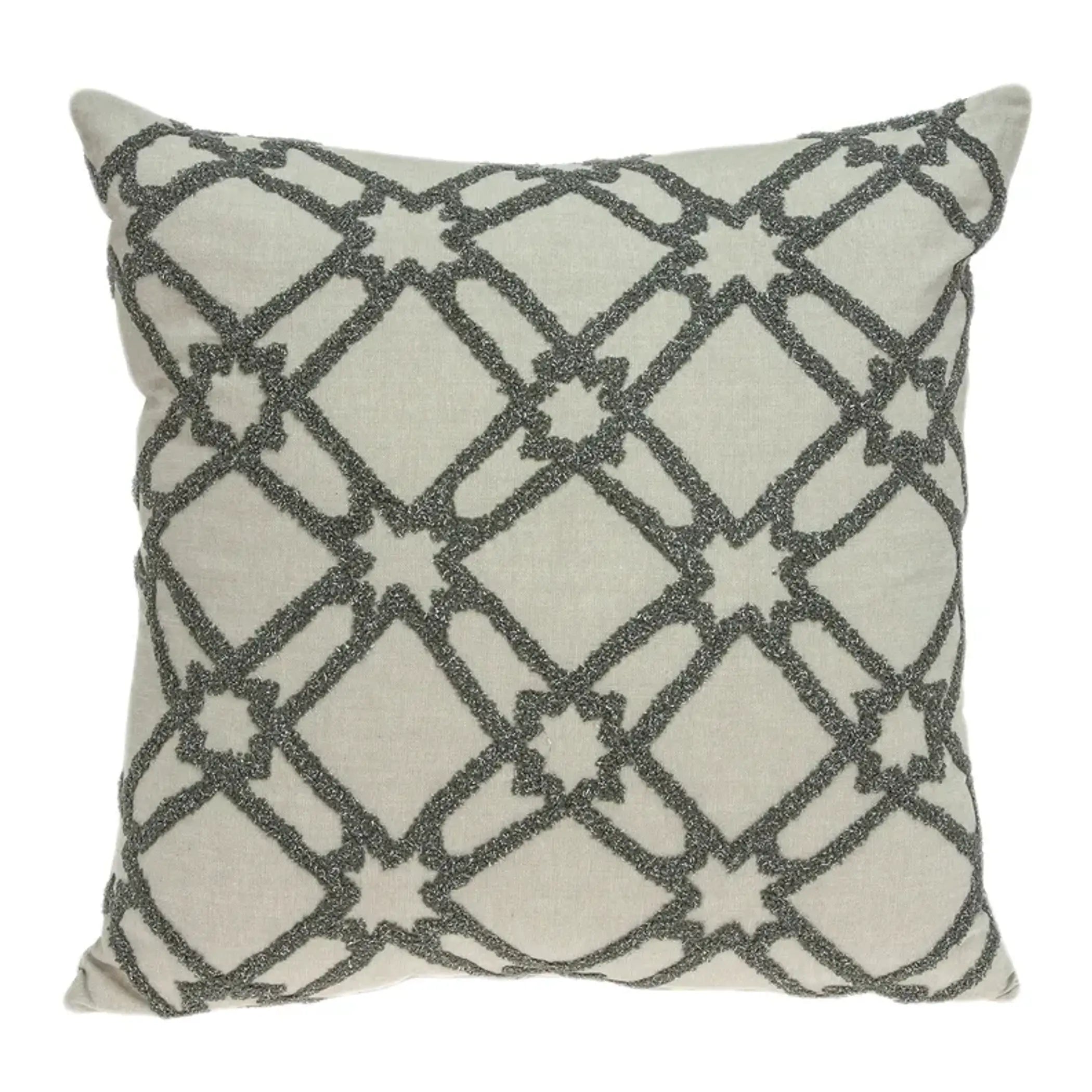 Parkland Collection Cora Beige Throw Pillow Parkland Collection