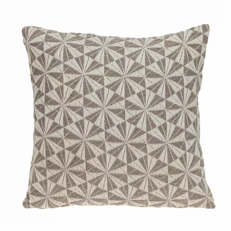 Parkland Collection Dorri Transitional Beige Throw Pillow Parkland Collection