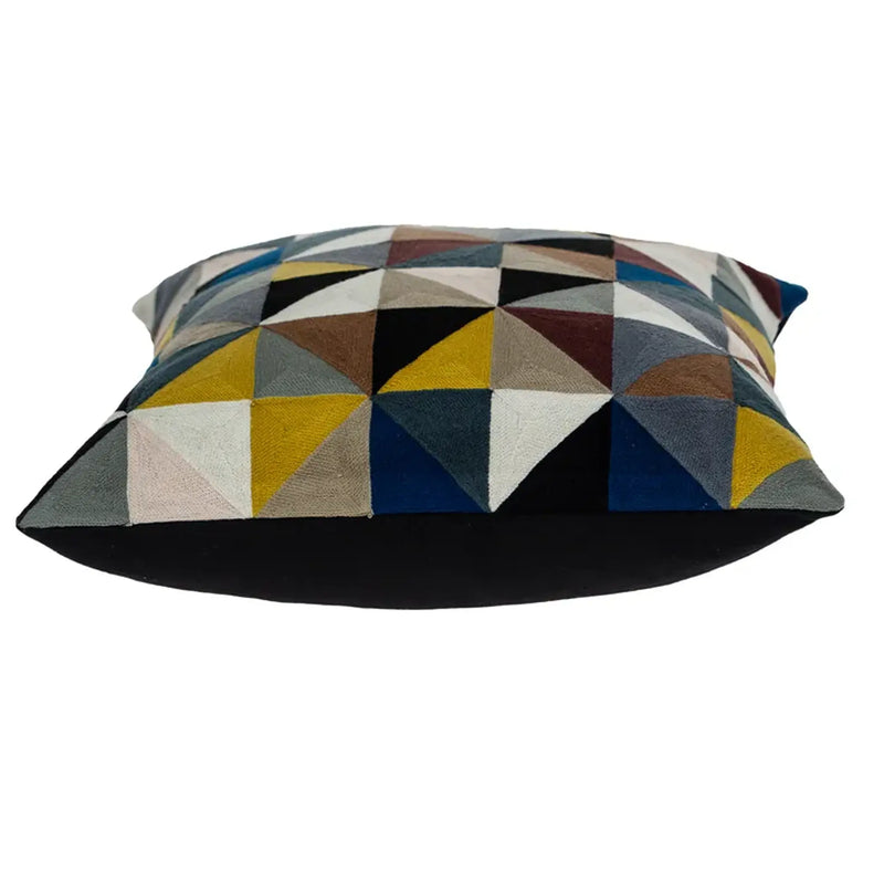 Parkland Collection Eskora Contemporary Multicolor Pillow Cover With Poly Insert Parkland Collection