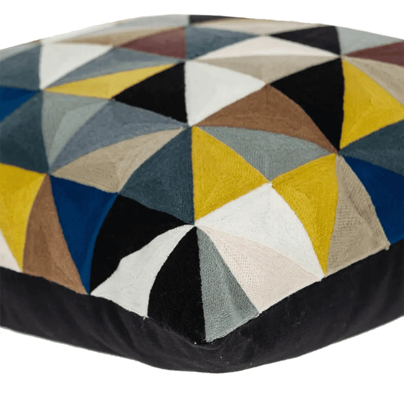 Parkland Collection Eskora Contemporary Multicolor Pillow Cover With Poly Insert Parkland Collection