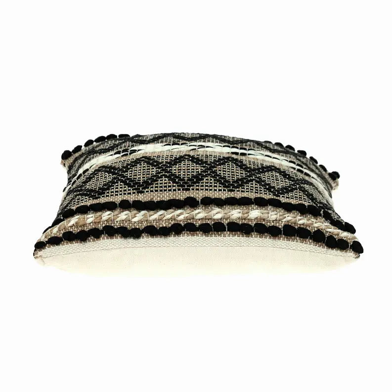 Parkland Collection Ezra Transitional Beige Throw Pillow Parkland Collection