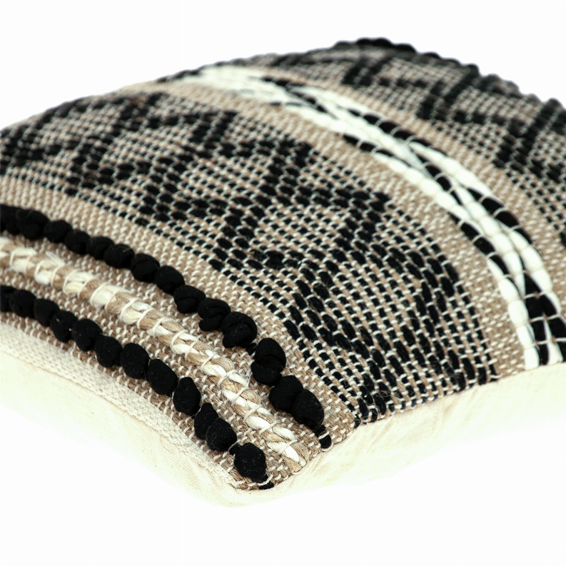 Parkland Collection Ezra Transitional Beige Throw Pillow Parkland Collection