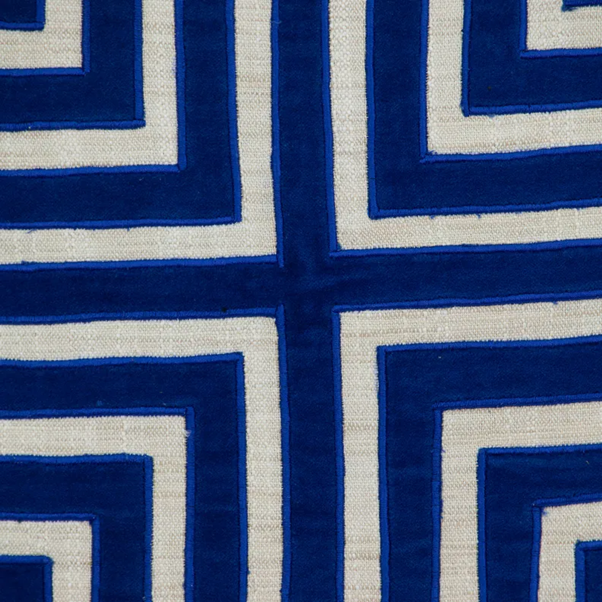 Parkland Collection Gio Contemporary Blue Pillow Cover With Poly Insert Parkland Collection