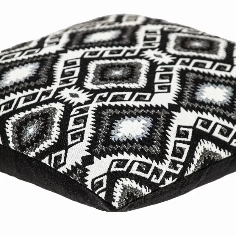 Parkland Collection Habib Transitional Black Throw Pillow Parkland Collection