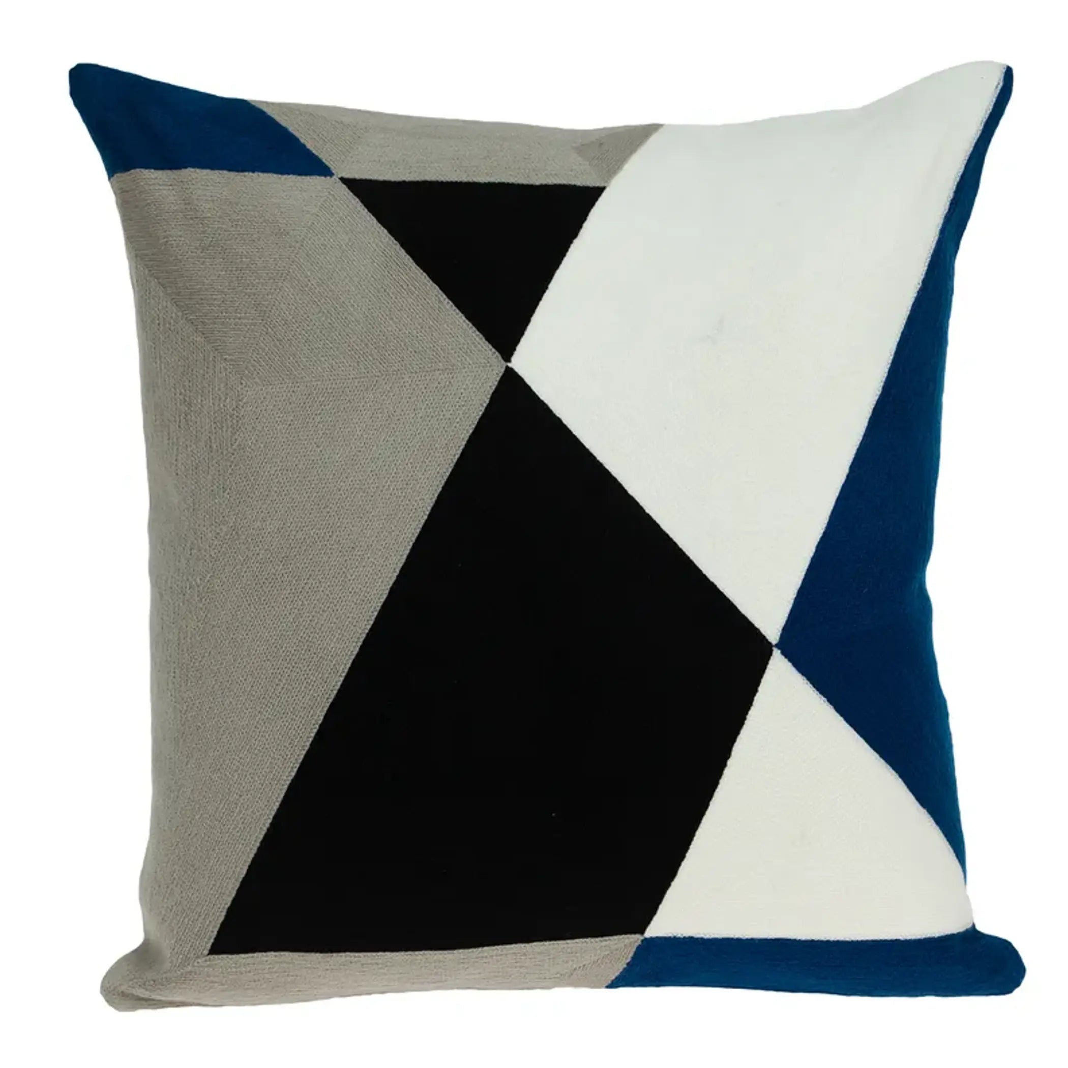 Parkland Collection Hexa Contemporary Multicolor Pillow Cover With Poly Insert Parkland Collection