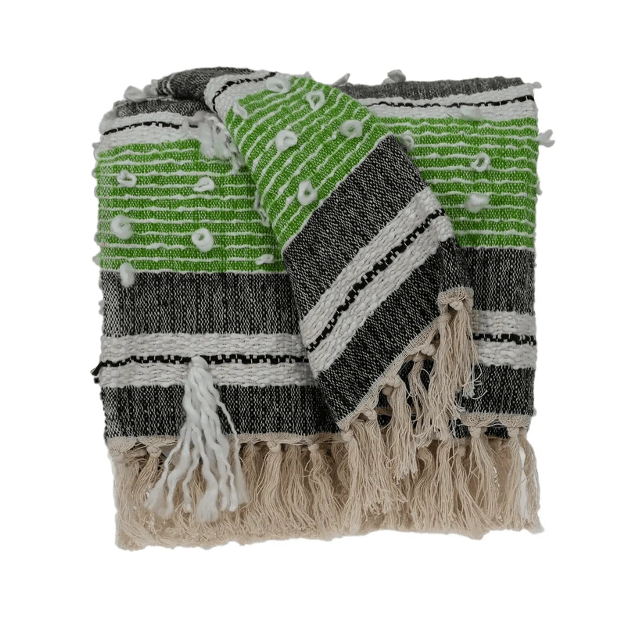 Parkland Collection Ira Eclectic Multicolor 52" x 67" Woven Handloom Throw Parkland Collection