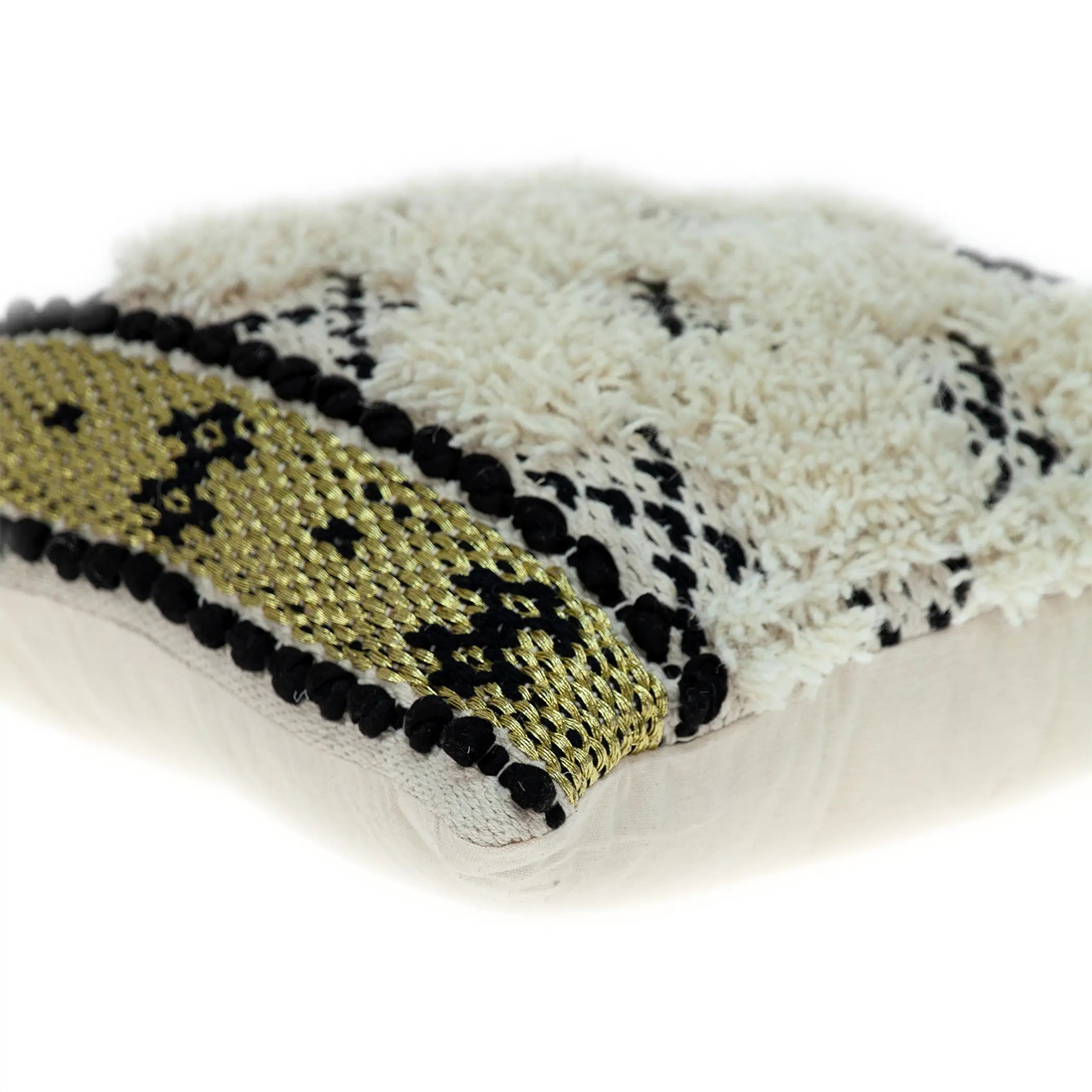 Parkland Collection Leopold Transitional Ivory Throw Pillow Parkland Collection