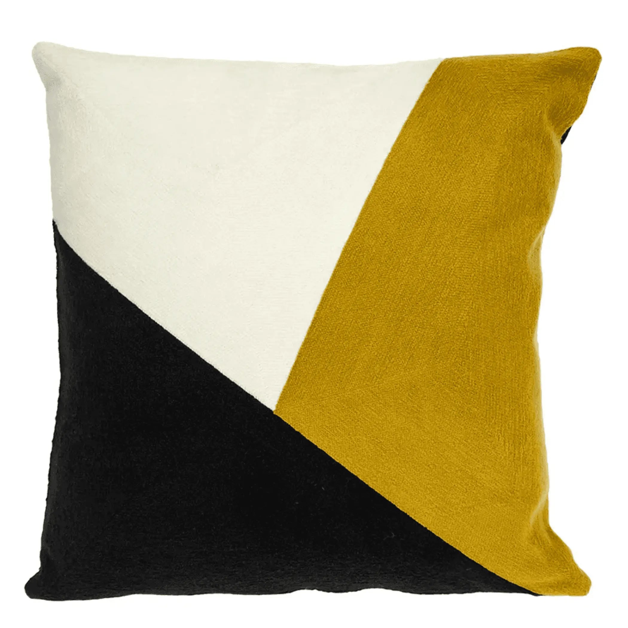 Parkland Collection Lineo Contemporary Multicolor Pillow Cover With Poly Insert Parkland Collection