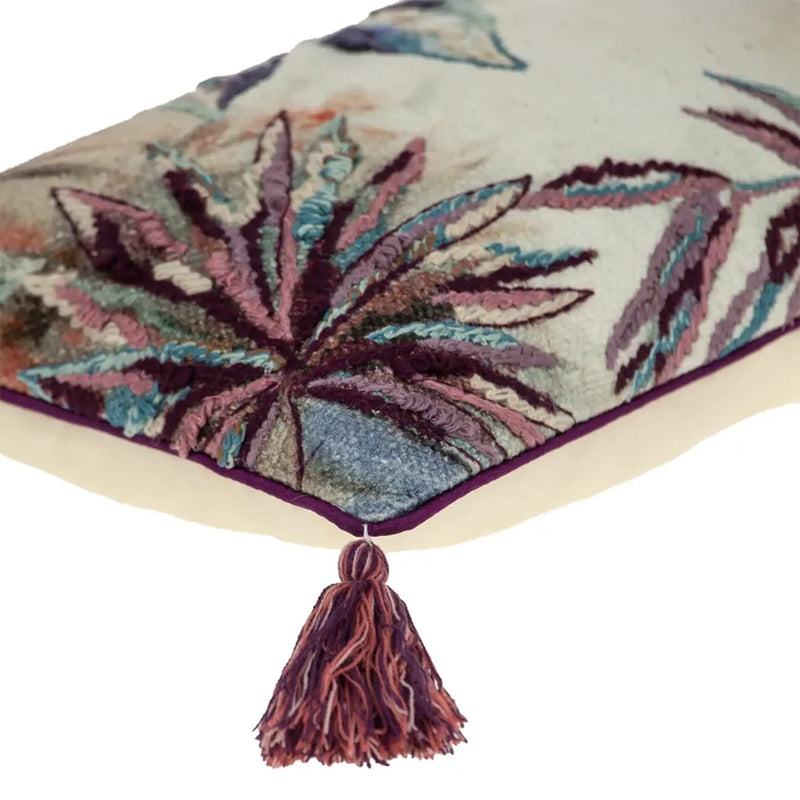Parkland Collection Lydia Accent Multicolor Pillow Cover With Poly Insert Parkland Collection