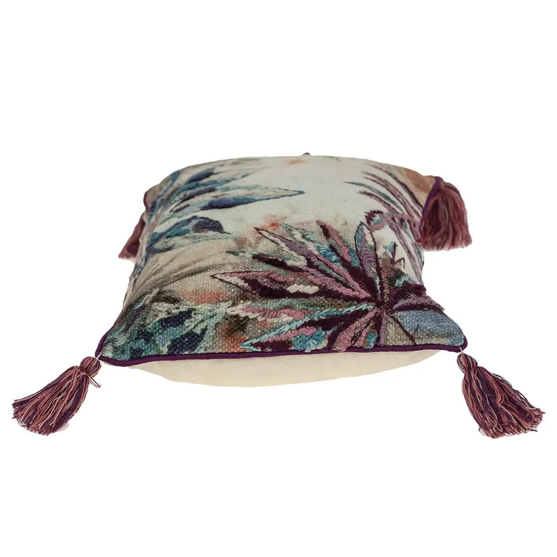 Parkland Collection Lydia Accent Multicolor Pillow Cover With Poly Insert Parkland Collection