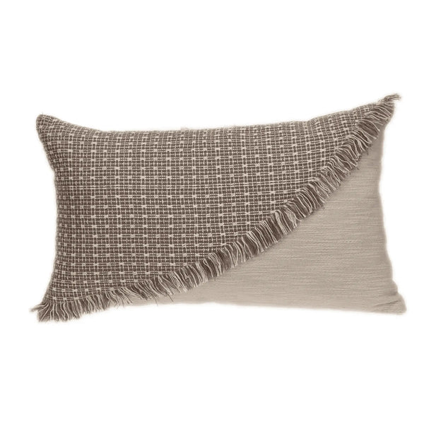 Parkland Collection Nirvana Transitional Beige Throw Pillow Parkland Collection