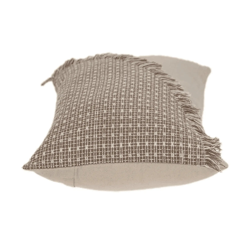 Parkland Collection Nirvana Transitional Beige Throw Pillow Parkland Collection