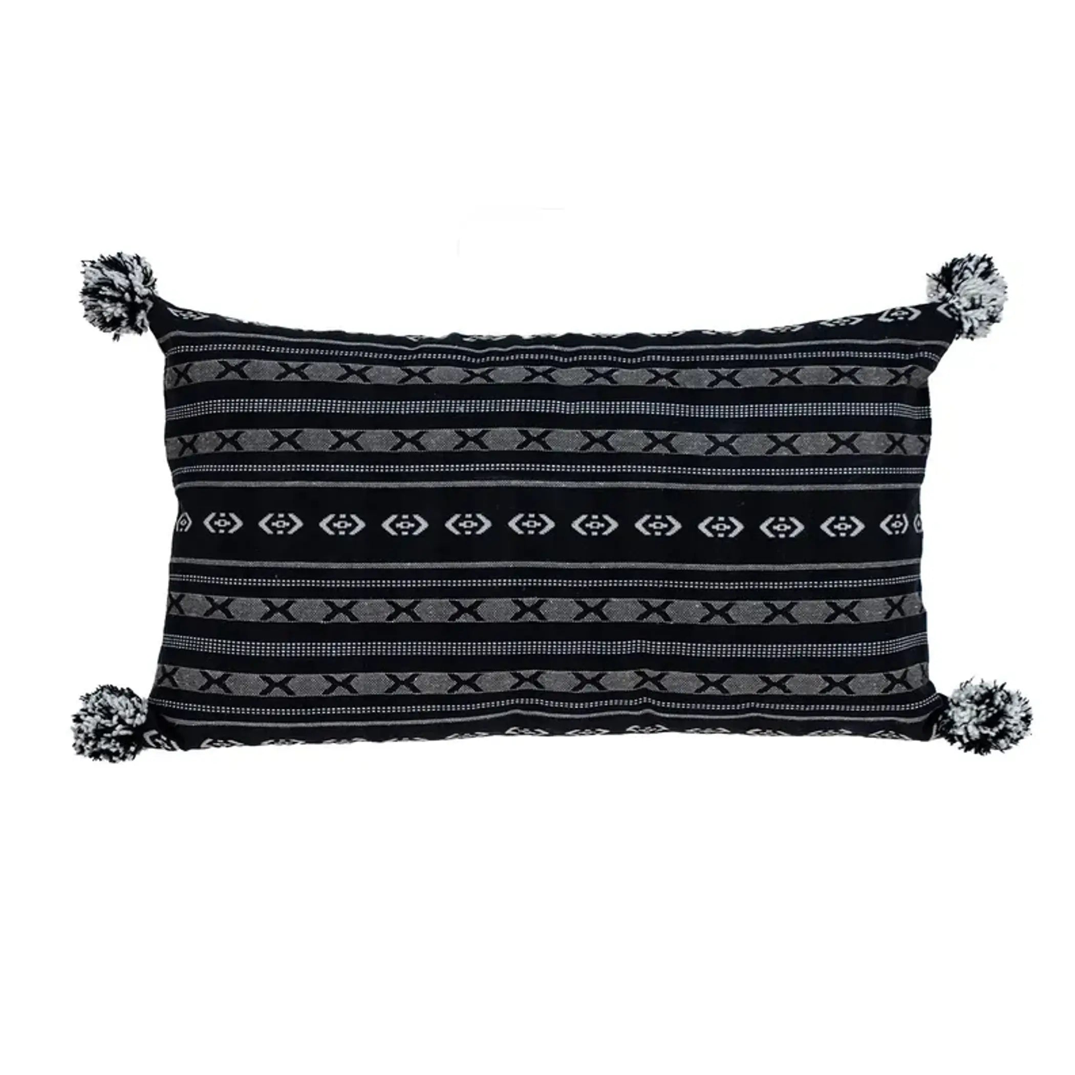 Parkland Collection Raven Transitional Black Throw Pillow Parkland Collection
