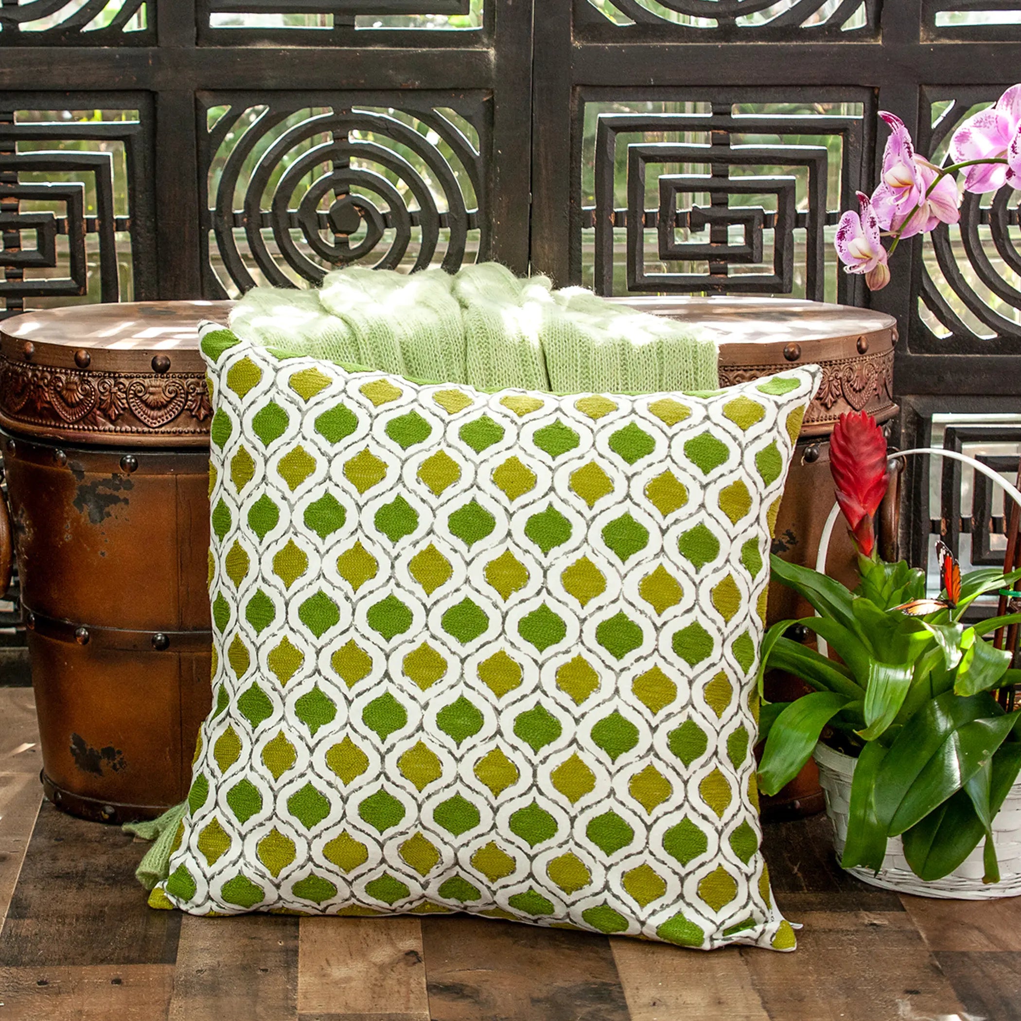 Parkland Collection Saria Multicolor Throw Pillow Parkland Collection