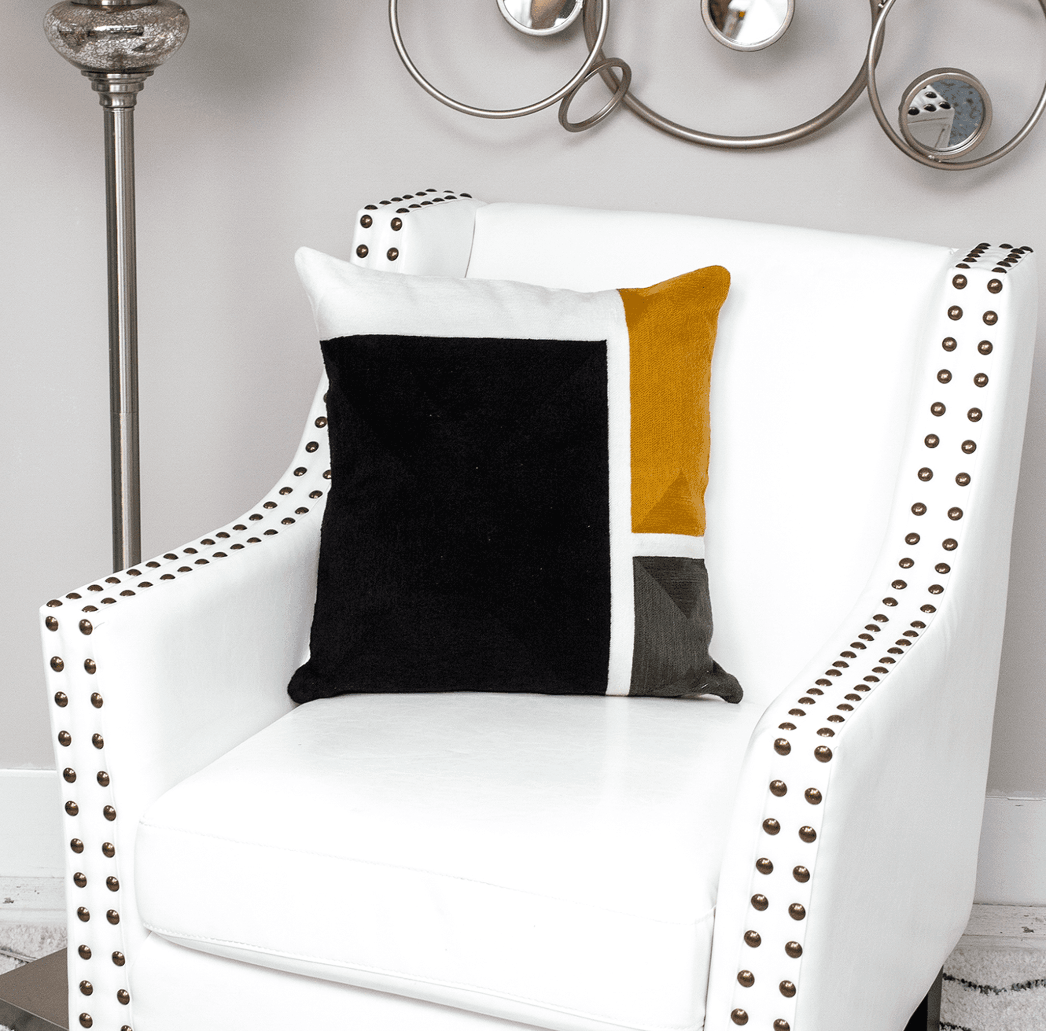 Parkland Collection Scalic Contemporary Pillow Cover With Poly Insert Parkland Collection