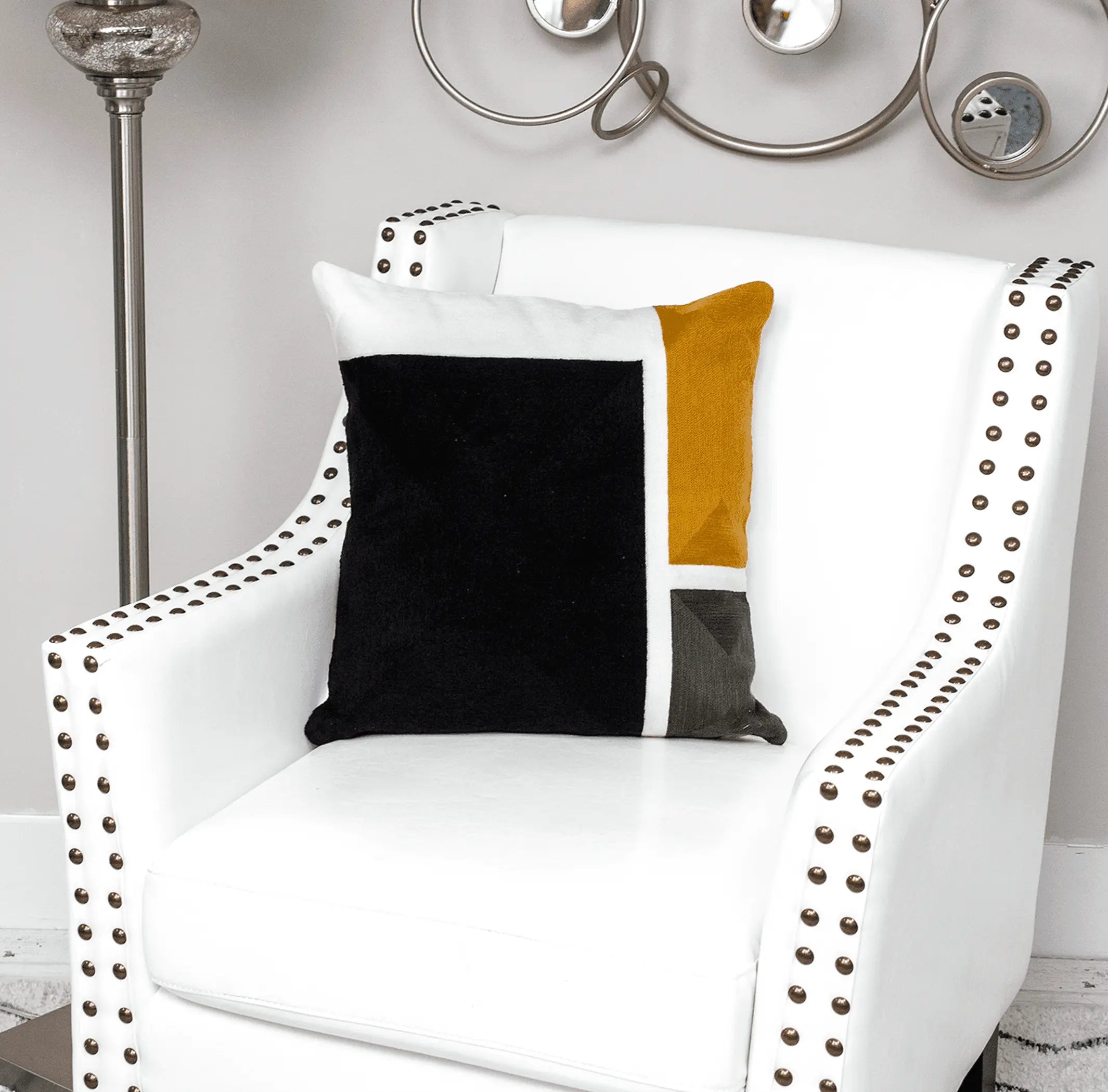 Parkland Collection Scalic Contemporary Pillow Cover With Poly Insert Parkland Collection