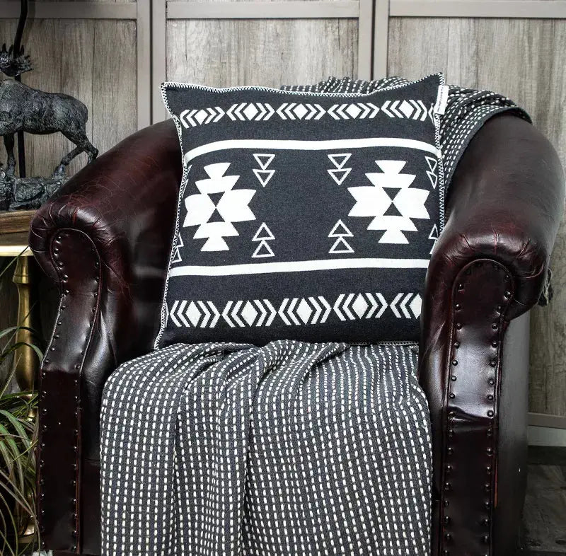Parkland Collection Sioux Southwest Black Throw Pillow Parkland Collection