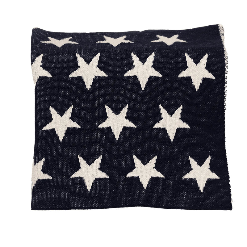 Parkland Collection Starry Starry Night Transitional KNITTED 32" X 40" Baby Blanket Parkland Collection