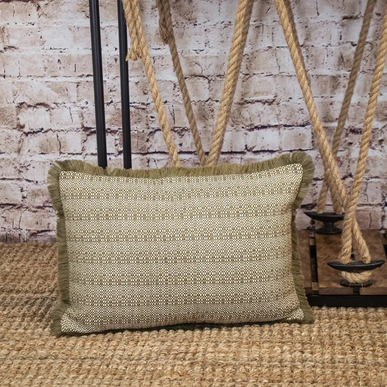 Parkland Collection Transitional Stripes Rectangle 14" x 20" Pillow Parkland Collection