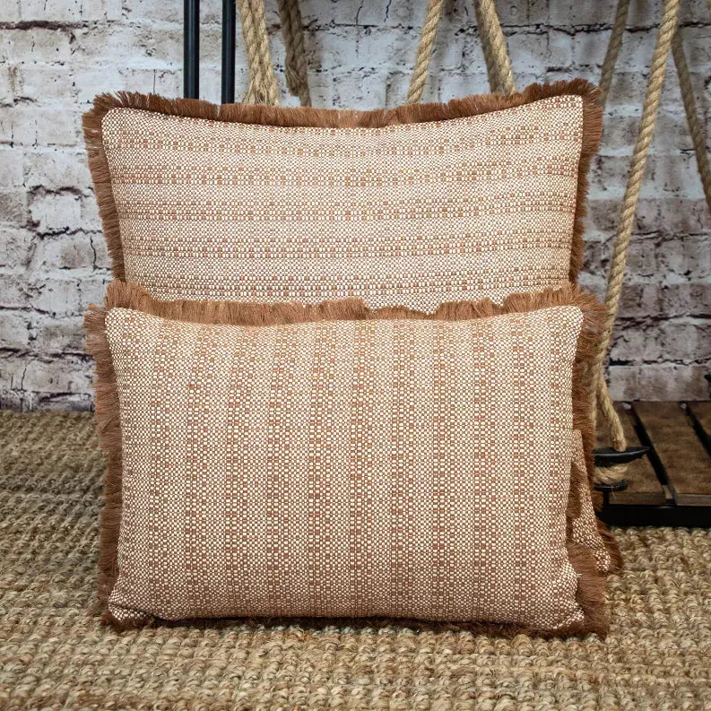 Parkland Collection Transitional Stripes Rectangle 14" x 20" Pillow Parkland Collection