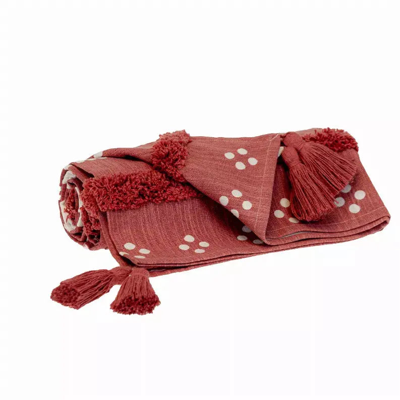 Parkland Collection Transitional Stripes and Dots 50" x 60" Throw Parkland Collection