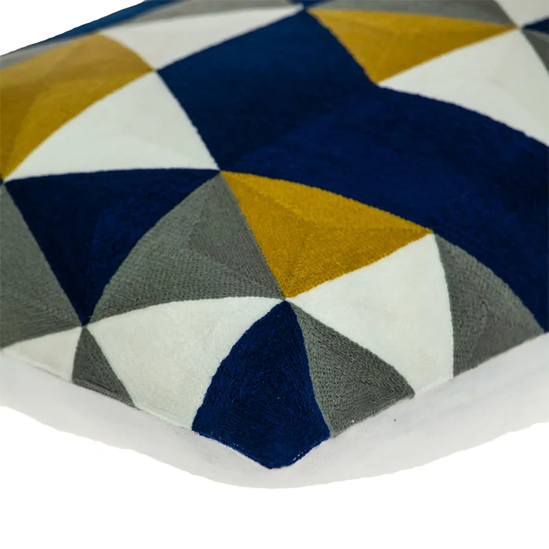 Parkland Collection Tringo Contemporary Multicolor Pillow Cover With Poly Insert Parkland Collection